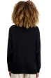 Baby Alpaca dames kasjmier pullover met kol tanis zwart 3xl
